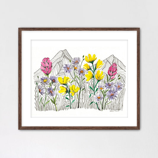 Summer in the Wildflowers Print